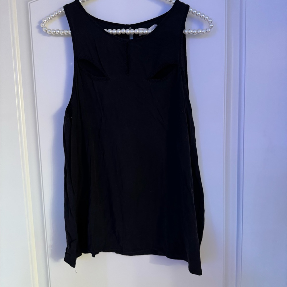 Elegant Black Sleeveless Top